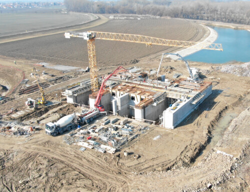 Flood protection project in Topolniky